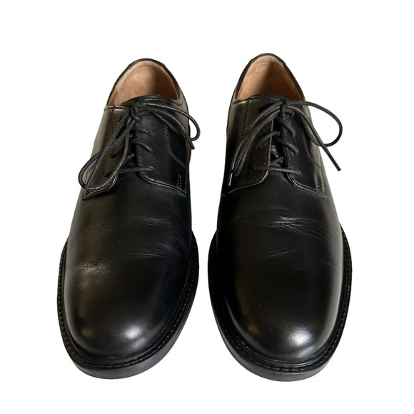 JOHNSTON & MURPHY CARLSON BLACK PLAIN-TOE DERBY OXFORDS SIZE 11.5 main image 8